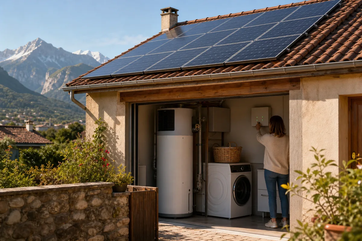 Autoconsommation à Grenoble : la faire grimper sans batterie : illustration en situation