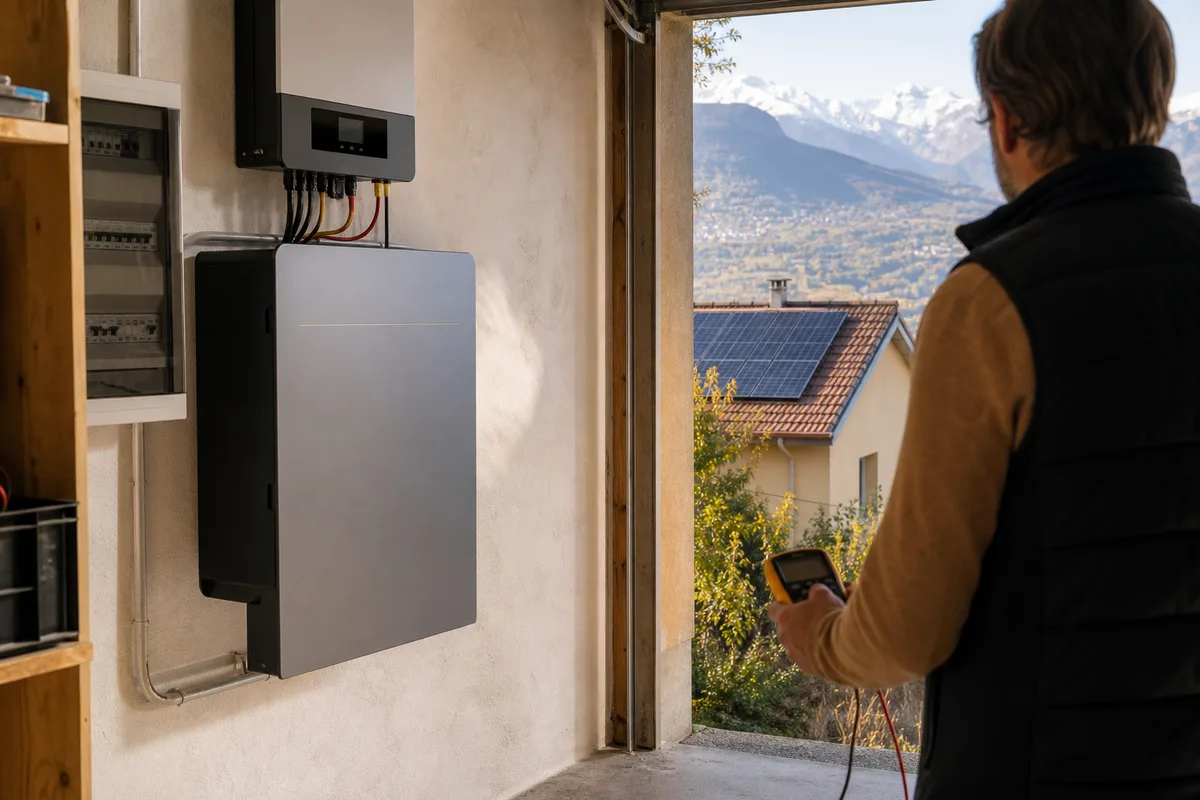 Batterie de stockage à Grenoble : rentabilité honnête après juin 2026 : illustration en situation