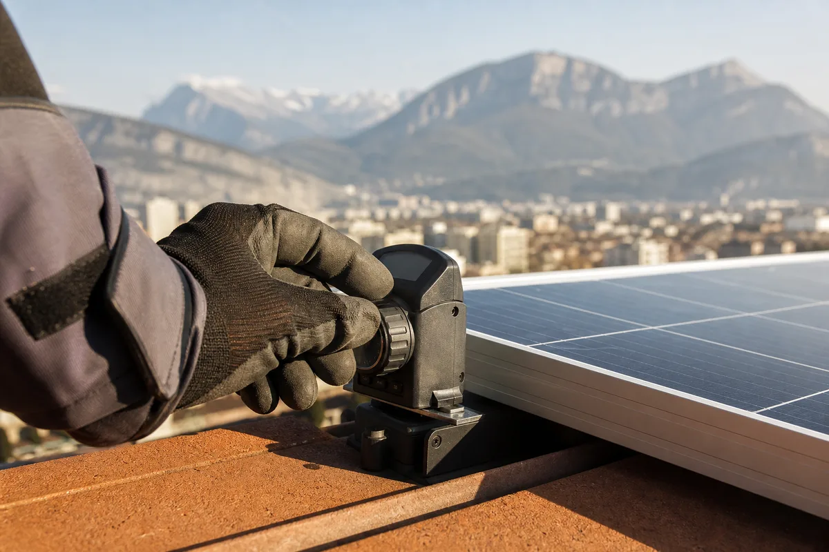 Rendement solaire à Grenoble : ce que les masques de la cuvette changent : détail technique