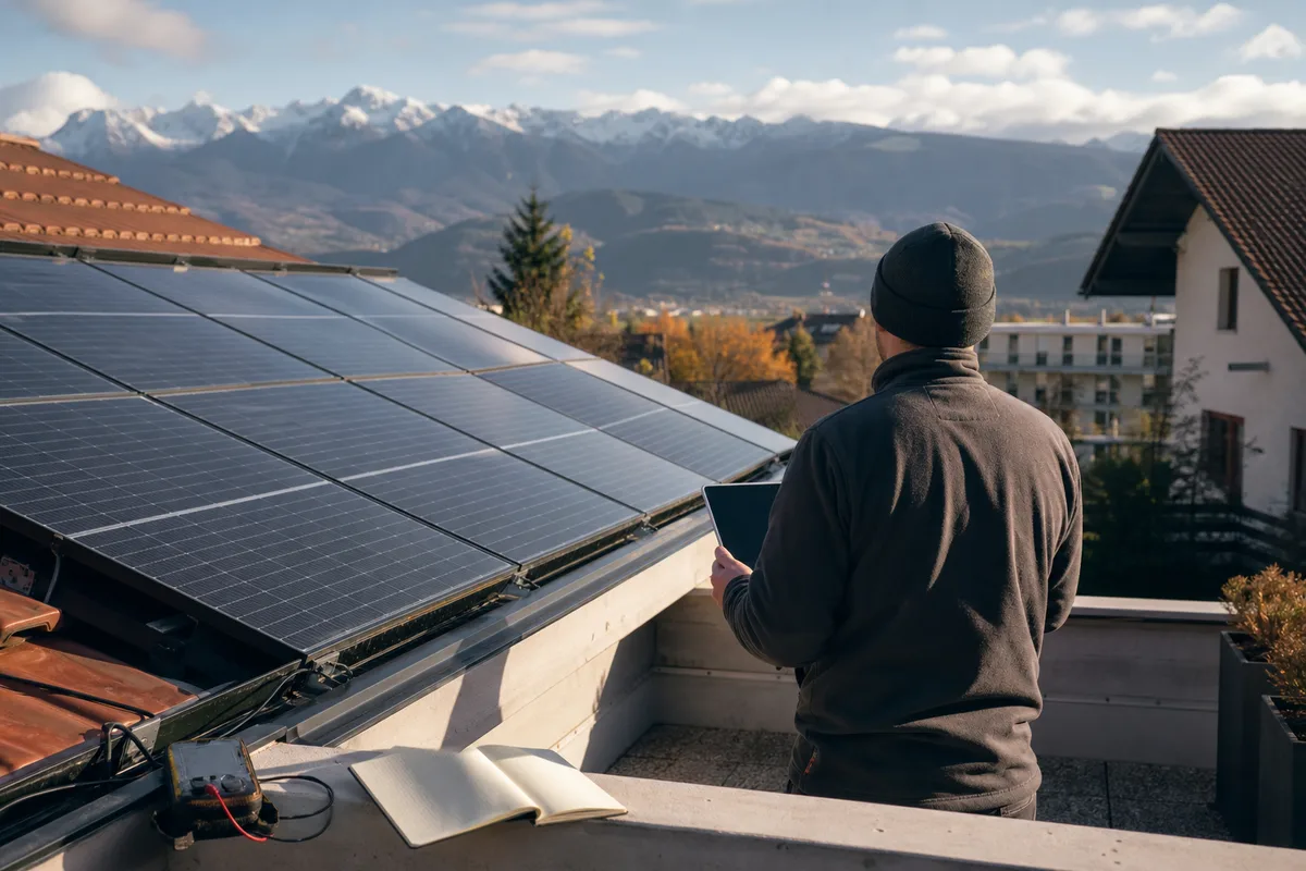 Rentabilité des panneaux solaires à Grenoble : le calcul honnête 2026 : illustration en situation