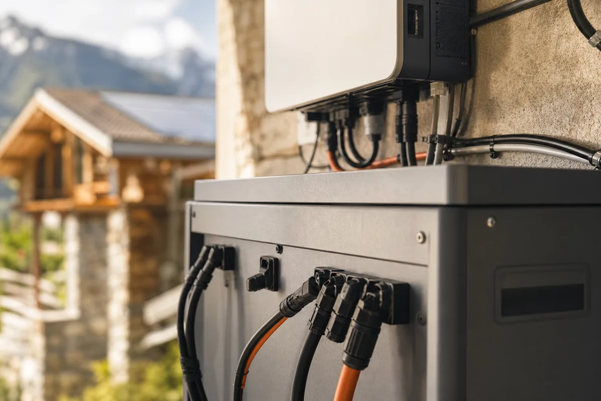 Batterie et autoconsommation à Grenoble : détail technique du matériel