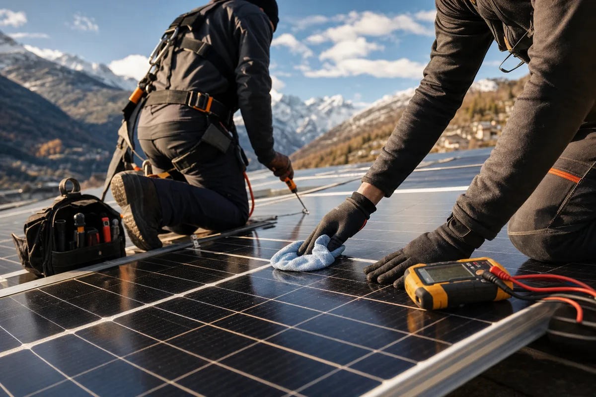 Entretien et maintenance à Grenoble : vue d'installation en situation