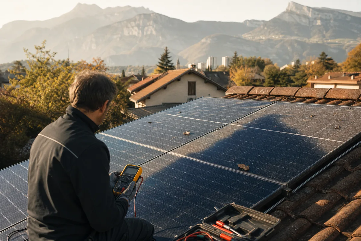 Baisse de production solaire à Grenoble : le diagnostic pas à pas