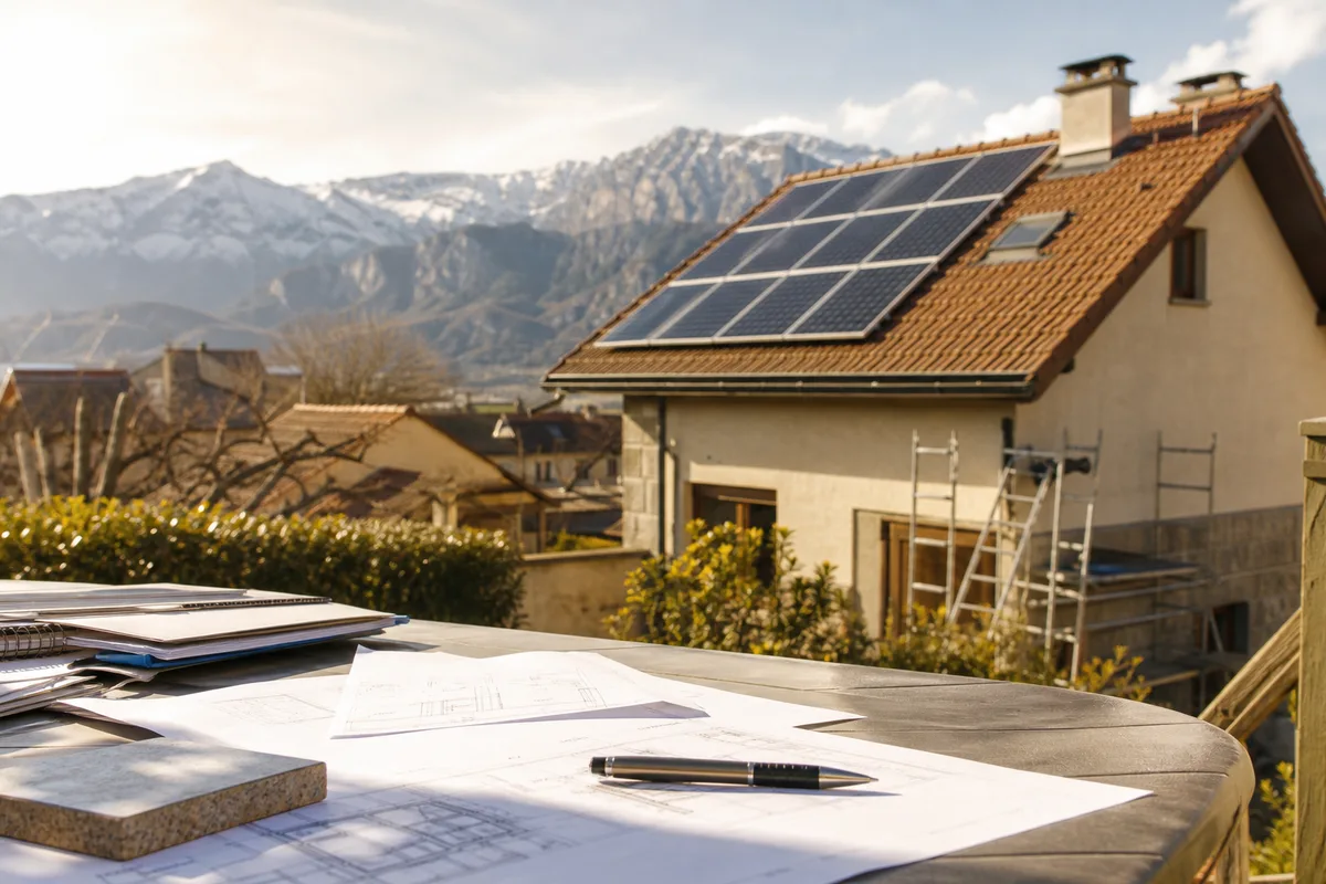 Déclaration préalable panneaux solaires à Grenoble : démarches 2026