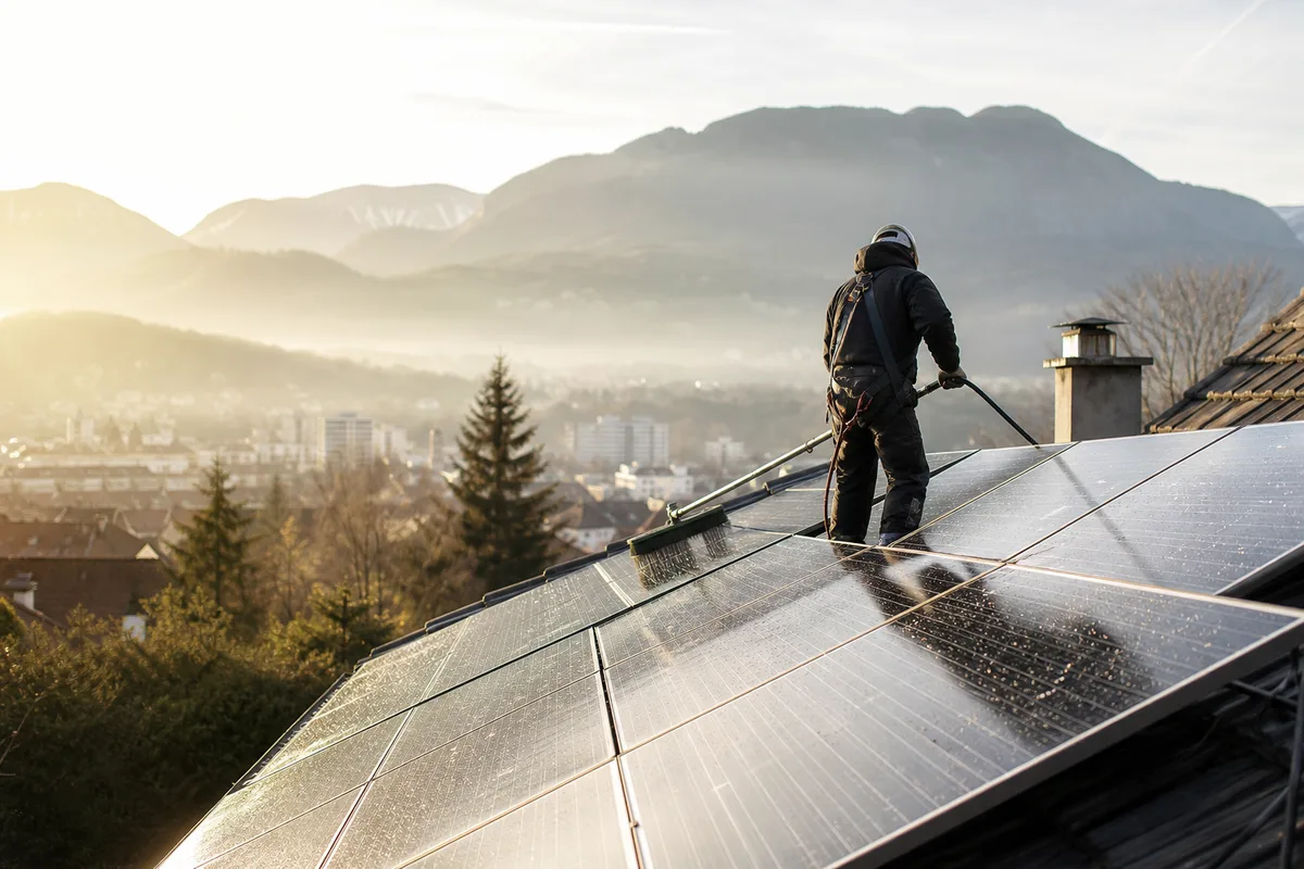 Entretien des panneaux solaires à Grenoble : quelle fréquence en cuvette
