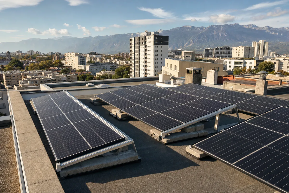 Panneau solaire Échirolles (38130) : installation photovoltaïque