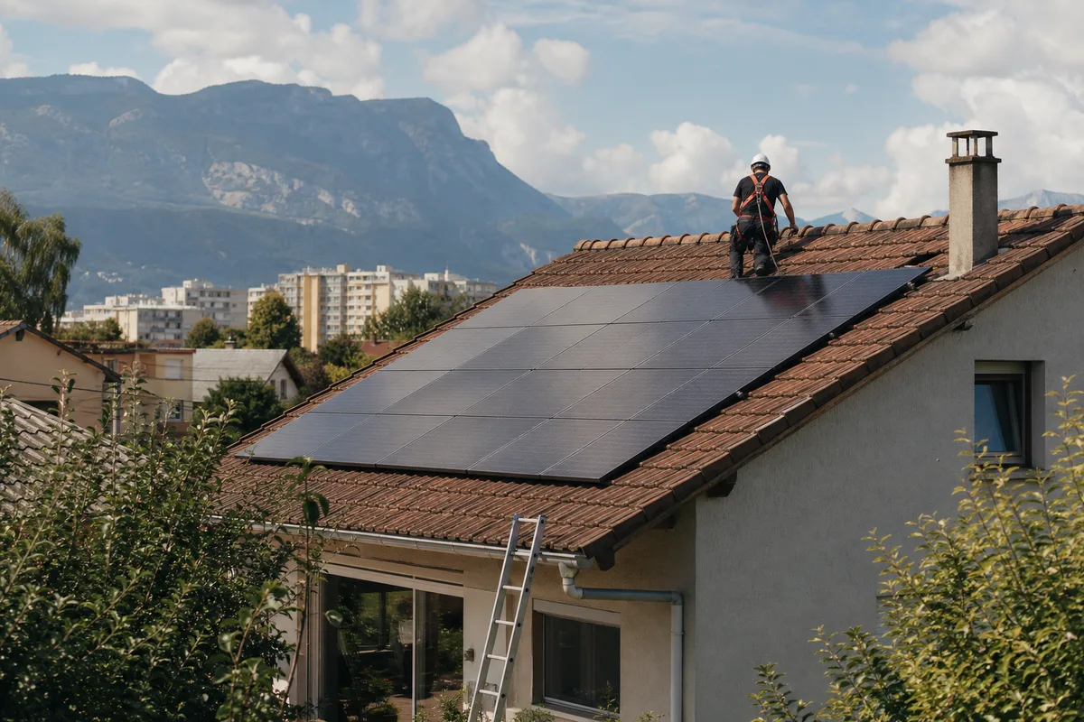 Panneau solaire Saint-Martin-d'Hères (38400) : installation photovoltaïque